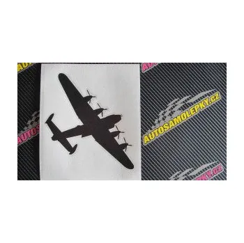 Samolepicí dekorace na vozidlo Letadlo 022 pravá bombarder Lancaster (17 - šedá) SAMOLEPKA NA AUTO, NÁLEPKA, FÓLIE, POLEP, TUNING, VLASTNÍ TEXT, TISK, AUTOSAMOLEPKY.cz, POLEPY, OBRÁZEK, LOGO, 3D STICKERS