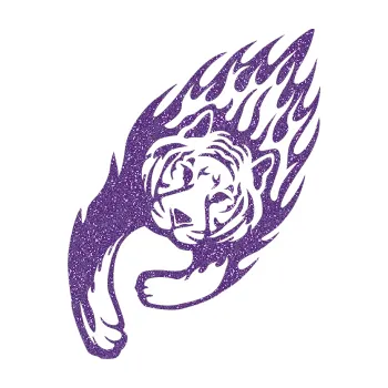 Samolepicí dekorace na vozidlo Animal flames 015 levá tygr (87 - Ultra Metalic fialová) SAMOLEPKA NA AUTO, NÁLEPKA, FÓLIE, POLEP, TUNING, VLASTNÍ TEXT, TISK, AUTOSAMOLEPKY.cz, POLEPY, OBRÁZEK, LOGO, 3D STICKERS