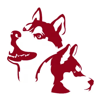 Polep vozidla Pes 117 levá husky (07 - bordó vínová) SAMOLEPKA NA AUTO, NÁLEPKA, FÓLIE, POLEP, TUNING, VLASTNÍ TEXT, TISK, AUTOSAMOLEPKY.cz, POLEPY, OBRÁZEK, LOGO, 3D STICKERS