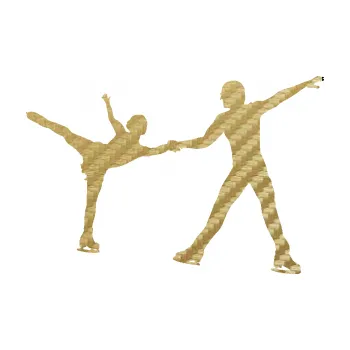 Polep vozidla SAMOLEPKA Krasobruslení 010 levá pár (59 - 3D karbon zlatý) NA AUTO, NÁLEPKA, FÓLIE, POLEP, TUNING, VLASTNÍ TEXT, TISK, AUTOSAMOLEPKY.cz, POLEPY, OBRÁZEK, LOGO, SAMOLEPKY