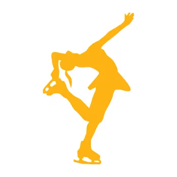 Polep vozidla Krasobruslení 001 pravá krasobruslařka (21 - světle oranžová) SAMOLEPKA NA AUTO, NÁLEPKA, FÓLIE, POLEP, TUNING, VLASTNÍ TEXT, TISK, AUTOSAMOLEPKY.cz, POLEPY, OBRÁZEK, LOGO, 3D STICKERS