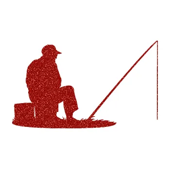 Polep vozidla SAMOLEPKA Rybář 014 pravá (86 - Ultra Metalic červená) NA AUTO, NÁLEPKA, FÓLIE, POLEP, TUNING, VLASTNÍ TEXT, TISK, AUTOSAMOLEPKY.cz, POLEPY, OBRÁZEK, LOGO, SAMOLEPKY