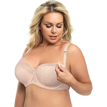 Podprsenka Polovyztužená dámská podprsenka semi soft Gorsenia MK14 Mey K Béžová 105D