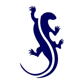 Samolepící dekorace Ještěrka 001 pravá (23 - tmavě modrá) SAMOLEPKA NA AUTO, NÁLEPKA, FÓLIE, POLEP, TUNING, VLASTNÍ TEXT, TISK, AUTOSAMOLEPKY.cz, POLEPY, OBRÁZEK, LOGO, 3D STICKERS