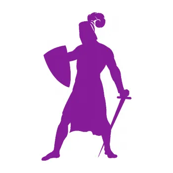 Polep vozidla SAMOLEPKA Rytíř 001 levá (14 - fialová) NA AUTO, NÁLEPKA, FÓLIE, POLEP, TUNING, VLASTNÍ TEXT, TISK, AUTOSAMOLEPKY.cz, POLEPY, OBRÁZEK, LOGO, SAMOLEPKY