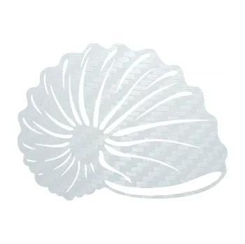 Samolepící dekorace SAMOLEPKA Mušle 002 pravá ulita (51 - 3D karbon bílý) NA AUTO, NÁLEPKA, FÓLIE, POLEP, TUNING, VLASTNÍ TEXT, TISK, AUTOSAMOLEPKY.cz, POLEPY, OBRÁZEK, LOGO, SAMOLEPKY