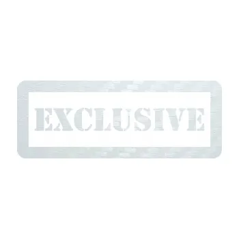 Polep vozidla SAMOLEPKA Exclusive nápis v rámečku (51 - 3D karbon bílý) NA AUTO, NÁLEPKA, FÓLIE, POLEP, TUNING, VLASTNÍ TEXT, TISK, AUTOSAMOLEPKY.cz, POLEPY, OBRÁZEK, LOGO, SAMOLEPKY