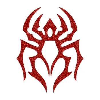 Samolepící dekorace Pavouk 007 (86 - Ultra Metalic červená) SAMOLEPKA NA AUTO, NÁLEPKA, FÓLIE, POLEP, TUNING, VLASTNÍ TEXT, TISK, AUTOSAMOLEPKY.cz, POLEPY, OBRÁZEK, LOGO, 3D STICKERS