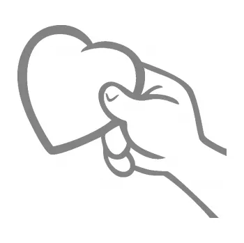 Samolepící dekorace SAMOLEPKA Ruka se srdíčkem levá (17 - šedá) NA AUTO, NÁLEPKA, FÓLIE, POLEP, TUNING, VLASTNÍ TEXT, TISK, AUTOSAMOLEPKY.cz, POLEPY, OBRÁZEK, LOGO, SAMOLEPKY