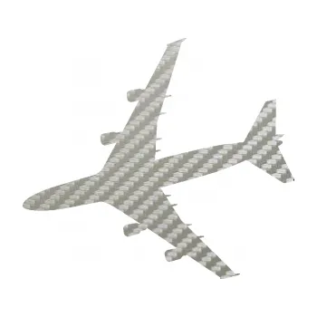 Polep vozidla SAMOLEPKA letadlo 023 levá Jumbo Jet (52 - 3D karbon stříbrný) NA AUTO, NÁLEPKA, FÓLIE, POLEP, TUNING, VLASTNÍ TEXT, TISK, AUTOSAMOLEPKY.cz, POLEPY, OBRÁZEK, LOGO, SAMOLEPKY