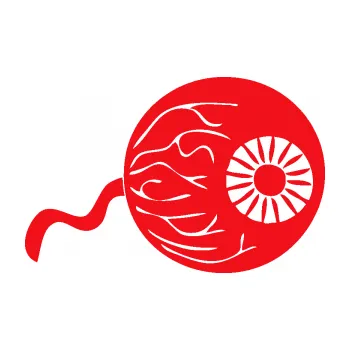 Samolepící dekorace SAMOLEPKA Halloween 020 levá vydloublé oko (10 - červená) NA AUTO, NÁLEPKA, FÓLIE, POLEP, TUNING, VLASTNÍ TEXT, TISK, AUTOSAMOLEPKY.cz, POLEPY, OBRÁZEK, LOGO, SAMOLEPKY