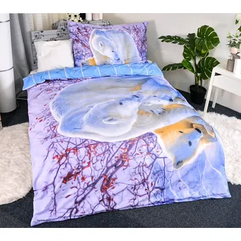 Povlečení Aaryan´s Povlečení 3D LEDNÍ MEDVĚD 140 x 200 70 x 90