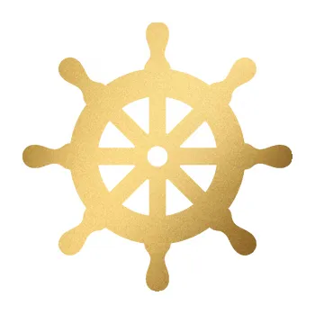 Polep vozidla SAMOLEPKA Kormidlo 002 (43 - zlatá metalíza) NA AUTO, NÁLEPKA, FÓLIE, POLEP, TUNING, VLASTNÍ TEXT, TISK, AUTOSAMOLEPKY.cz, POLEPY, OBRÁZEK, LOGO, SAMOLEPKY