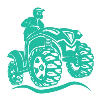 Samolepící dekorace Čtyřkolka 005 pravá (25 - tyrkysová) SAMOLEPKA NA AUTO, NÁLEPKA, FÓLIE, POLEP, TUNING, VLASTNÍ TEXT, TISK, AUTOSAMOLEPKY.cz, POLEPY, OBRÁZEK, LOGO, 3D STICKERS