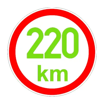 samolepka Maximální rychlost 220km - nejvyšší konstrukční rychlost (04 - zelená kawasaki) SAMOLEPKA NA AUTO, NÁLEPKA, FÓLIE, POLEP, TUNING, VLASTNÍ TEXT, TISK, AUTOSAMOLEPKY.cz, POLEPY, OBRÁZEK, LOGO, 3D STICKERS