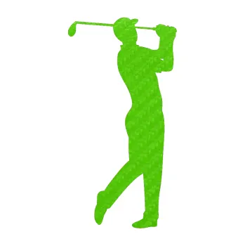 Polep vozidla SAMOLEPKA NA AUTO Golfista 001 pravá (58 - 3D karbon zelený kawasaki) NÁLEPKA, FÓLIE, POLEP, TUNING, VLASTNÍ TEXT, TISK, AUTOSAMOLEPKY.cz, POLEPY, OBRÁZEK, LOGO, SAMOLEPKY