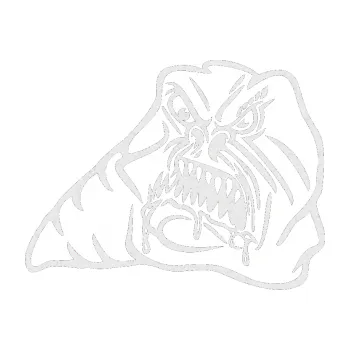 Samolepicí dekorace na vozidlo Červ levá (84 - Ultra Metalic bílá) SAMOLEPKA NA AUTO, NÁLEPKA, FÓLIE, POLEP, TUNING, VLASTNÍ TEXT, TISK, AUTOSAMOLEPKY.cz, POLEPY, OBRÁZEK, LOGO, 3D STICKERS