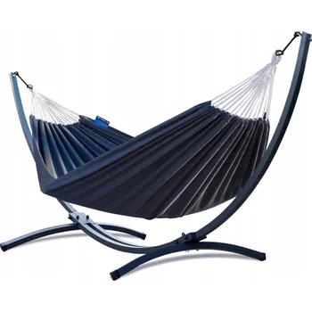 Houpací síť POTENZA ocelový rám GRANDE PREMIUM 220kg + houpací síť ROMA grafit 220x160