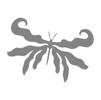 Samolepící dekorace SAMOLEPKA Motýl 004 pravá (17 - šedá) NA AUTO, NÁLEPKA, FÓLIE, POLEP, TUNING, VLASTNÍ TEXT, TISK, AUTOSAMOLEPKY.cz, POLEPY, OBRÁZEK, LOGO, SAMOLEPKY