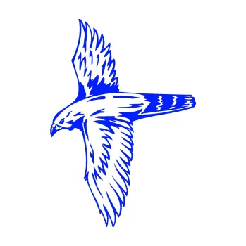 Samolepicí dekorace na vozidlo Predators 007 levá (19 - modrá dynamic) SAMOLEPKA NA AUTO, NÁLEPKA, FÓLIE, POLEP, TUNING, VLASTNÍ TEXT, TISK, AUTOSAMOLEPKY.cz, POLEPY, OBRÁZEK, LOGO, 3D STICKERS