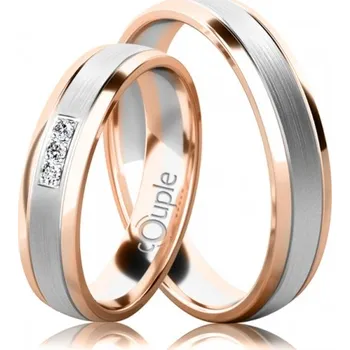 Prsten Luxur Snubní prsteny Corey 4 EDF 2
