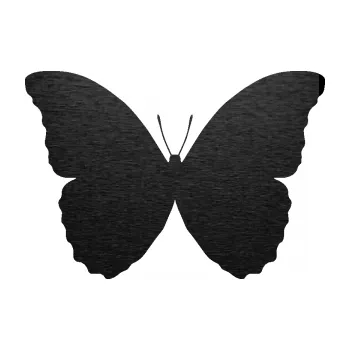 Samolepící dekorace SAMOLEPKA Motýl 008 (63 - škrábaný kov černý) NA AUTO, NÁLEPKA, FÓLIE, POLEP, TUNING, VLASTNÍ TEXT, TISK, AUTOSAMOLEPKY.cz, POLEPY, OBRÁZEK, LOGO, SAMOLEPKY