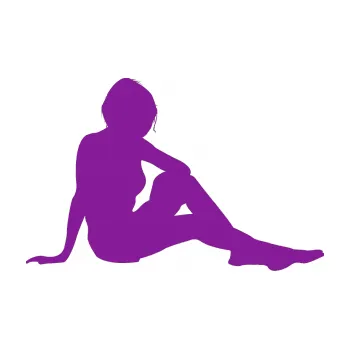 Polep vozidla Erotická žena 049 pravá (14 - fialová) SAMOLEPKA NA AUTO, NÁLEPKA, FÓLIE, POLEP, TUNING, VLASTNÍ TEXT, TISK, AUTOSAMOLEPKY.cz, POLEPY, OBRÁZEK, LOGO, 3D STICKERS