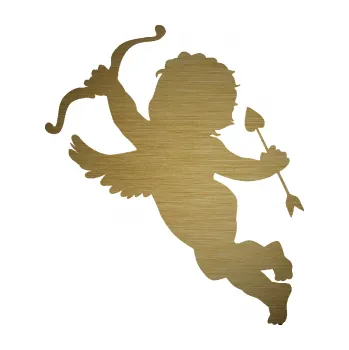 Samolepící dekorace Amor 002 levá (64 - škrábaný kov zlatý) SAMOLEPKA NA AUTO, NÁLEPKA, FÓLIE, POLEP, TUNING, VLASTNÍ TEXT, TISK, AUTOSAMOLEPKY.cz, POLEPY, OBRÁZEK, LOGO, 3D STICKERS