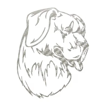 samolepka Pes 021 pravá (52 - 3D karbon stříbrný) SAMOLEPKA NA AUTO, NÁLEPKA, FÓLIE, POLEP, TUNING, VLASTNÍ TEXT, TISK, AUTOSAMOLEPKY.cz, POLEPY, OBRÁZEK, LOGO, 3D STICKERS