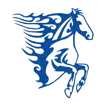 Samolepicí dekorace na vozidlo Animal flames 005 pravá kůň (88 - Ultra Metalic modrá) SAMOLEPKA NA AUTO, NÁLEPKA, FÓLIE, POLEP, TUNING, VLASTNÍ TEXT, TISK, AUTOSAMOLEPKY.cz, POLEPY, OBRÁZEK, LOGO, 3D STICKERS