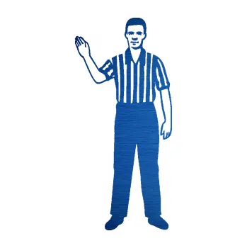 Samolepící dekorace SAMOLEPKA Rozhodčí 001 levá (65 - škrábaný kov modrý) NA AUTO, NÁLEPKA, FÓLIE, POLEP, TUNING, VLASTNÍ TEXT, TISK, AUTOSAMOLEPKY.cz, POLEPY, OBRÁZEK, LOGO, SAMOLEPKY