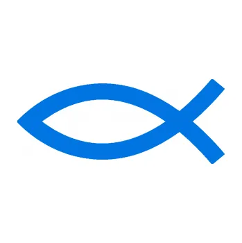 samolepka Jesus rybička 002 křesťanský symbol (11 - modrá oceán) SAMOLEPKA NA AUTO, NÁLEPKA, FÓLIE, POLEP, TUNING, VLASTNÍ TEXT, TISK, AUTOSAMOLEPKY.cz, POLEPY, OBRÁZEK, LOGO, 3D STICKERS