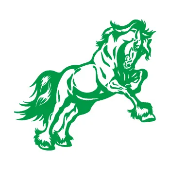 Samolepící dekorace Kůň 055 pravá (12 - zelená) SAMOLEPKA NA AUTO, NÁLEPKA, FÓLIE, POLEP, TUNING, VLASTNÍ TEXT, TISK, AUTOSAMOLEPKY.cz, POLEPY, OBRÁZEK, LOGO, 3D STICKERS