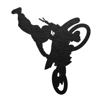 Samolepící dekorace SAMOLEPKA Motorka 032 pravá motokros freestyle (63 - škrábaný kov černý) NA AUTO, NÁLEPKA, FÓLIE, POLEP, TUNING, VLASTNÍ TEXT, TISK, AUTOSAMOLEPKY.cz, POLEPY, OBRÁZEK, LOGO, SAMOLEPKY