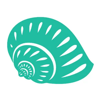 Samolepící dekorace Mušle 004 pravá ulita (25 - tyrkysová) SAMOLEPKA NA AUTO, NÁLEPKA, FÓLIE, POLEP, TUNING, VLASTNÍ TEXT, TISK, AUTOSAMOLEPKY.cz, POLEPY, OBRÁZEK, LOGO, 3D STICKERS