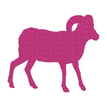 Samolepící dekorace Kozel 004 pravá (90 - Ultra Metalic růžová) SAMOLEPKA NA AUTO, NÁLEPKA, FÓLIE, POLEP, TUNING, VLASTNÍ TEXT, TISK, AUTOSAMOLEPKY.cz, POLEPY, OBRÁZEK, LOGO, 3D STICKERS