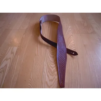 Kytarový popruh ST Popruh kytarový ST/K/D/kostka hnědá