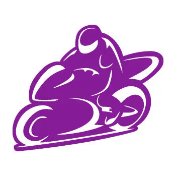 Samolepící dekorace SAMOLEPKA Motorkář 011 levá (14 - fialová) NA AUTO, NÁLEPKA, FÓLIE, POLEP, TUNING, VLASTNÍ TEXT, TISK, AUTOSAMOLEPKY.cz, POLEPY, OBRÁZEK, LOGO, SAMOLEPKY