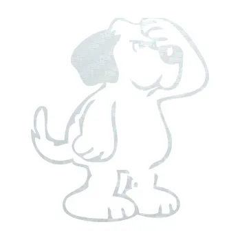 Polep vozidla SAMOLEPKA Pes 082 pravá (51 - 3D karbon bílý) NA AUTO, NÁLEPKA, FÓLIE, POLEP, TUNING, VLASTNÍ TEXT, TISK, AUTOSAMOLEPKY.cz, POLEPY, OBRÁZEK, LOGO, SAMOLEPKY