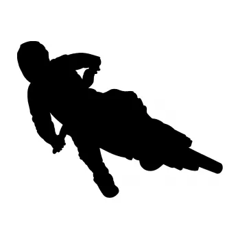 Samolepící dekorace SAMOLEPKA Motorka 023 pravá motokros (01 - černá) NA AUTO, NÁLEPKA, FÓLIE, POLEP, TUNING, VLASTNÍ TEXT, TISK, AUTOSAMOLEPKY.cz, POLEPY, OBRÁZEK, LOGO, SAMOLEPKY
