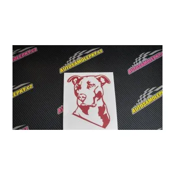 Polep vozidla Pes 054 levá Pitbull (17 - šedá) SAMOLEPKA NA AUTO, NÁLEPKA, FÓLIE, POLEP, TUNING, VLASTNÍ TEXT, TISK, AUTOSAMOLEPKY.cz, POLEPY, OBRÁZEK, LOGO, 3D STICKERS