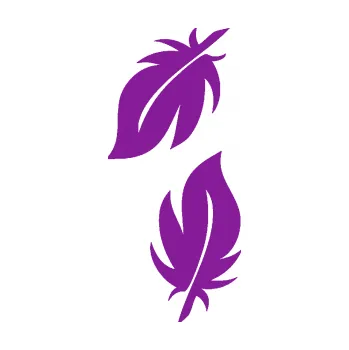 Samolepící dekorace Peříčka 001 pravá (14 - fialová) SAMOLEPKA NA AUTO, NÁLEPKA, FÓLIE, POLEP, TUNING, VLASTNÍ TEXT, TISK, AUTOSAMOLEPKY.cz, POLEPY, OBRÁZEK, LOGO, 3D STICKERS