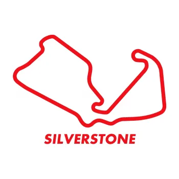 Samolepící dekorace SAMOLEPKA Okruh Silverstone 2 (10 - červená) NA AUTO, NÁLEPKA, FÓLIE, POLEP, TUNING, VLASTNÍ TEXT, TISK, AUTOSAMOLEPKY.cz, POLEPY, OBRÁZEK, LOGO, SAMOLEPKY