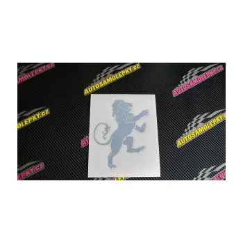 Samolepící dekorace SAMOLEPKA Lev heraldika 004 pravá (17 - šedá) NA AUTO, NÁLEPKA, FÓLIE, POLEP, TUNING, VLASTNÍ TEXT, TISK, AUTOSAMOLEPKY.cz, POLEPY, OBRÁZEK, LOGO, SAMOLEPKY