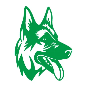 Polep vozidla Pes 151 pravá německý ovčák (12 - zelená) SAMOLEPKA NA AUTO, NÁLEPKA, FÓLIE, POLEP, TUNING, VLASTNÍ TEXT, TISK, AUTOSAMOLEPKY.cz, POLEPY, OBRÁZEK, LOGO, 3D STICKERS