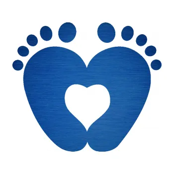 Samolepicí dekorace na vozidlo Dítě v autě 064 nožičky (65 - škrábaný kov modrý) SAMOLEPKA NA AUTO, NÁLEPKA, FÓLIE, POLEP, TUNING, VLASTNÍ TEXT, TISK, AUTOSAMOLEPKY.cz, POLEPY, OBRÁZEK, LOGO, 3D STICKERS