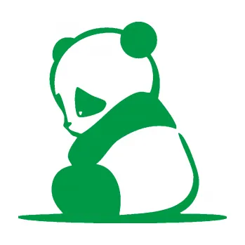 Samolepící dekorace Panda 005 levá (12 - zelená) SAMOLEPKA NA AUTO, NÁLEPKA, FÓLIE, POLEP, TUNING, VLASTNÍ TEXT, TISK, AUTOSAMOLEPKY.cz, POLEPY, OBRÁZEK, LOGO, 3D STICKERS