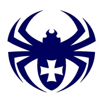 Samolepící dekorace SAMOLEPKA Pavouk 004 křižák (23 - tmavě modrá) NA AUTO, NÁLEPKA, FÓLIE, POLEP, TUNING, VLASTNÍ TEXT, TISK, AUTOSAMOLEPKY.cz, POLEPY, OBRÁZEK, LOGO, SAMOLEPKY