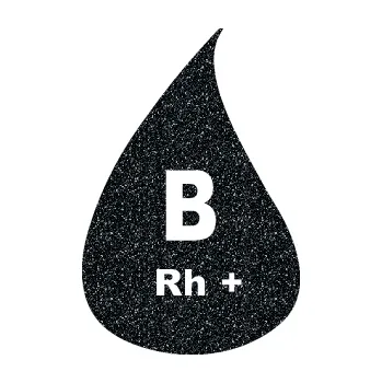 Samolepicí dekorace na vozidlo Krevní skupina B Rh+ kapka (85 - Ultra Metalic černá) SAMOLEPKA NA AUTO, NÁLEPKA, FÓLIE, POLEP, TUNING, VLASTNÍ TEXT, TISK, AUTOSAMOLEPKY.cz, POLEPY, OBRÁZEK, LOGO, 3D STICKERS