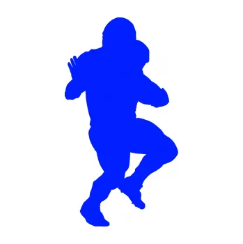 Polep vozidla Americký fotbal 009 pravá (19 - modrá dynamic) SAMOLEPKA NA AUTO, NÁLEPKA, FÓLIE, POLEP, TUNING, VLASTNÍ TEXT, TISK, AUTOSAMOLEPKY.cz, POLEPY, OBRÁZEK, LOGO, 3D STICKERS